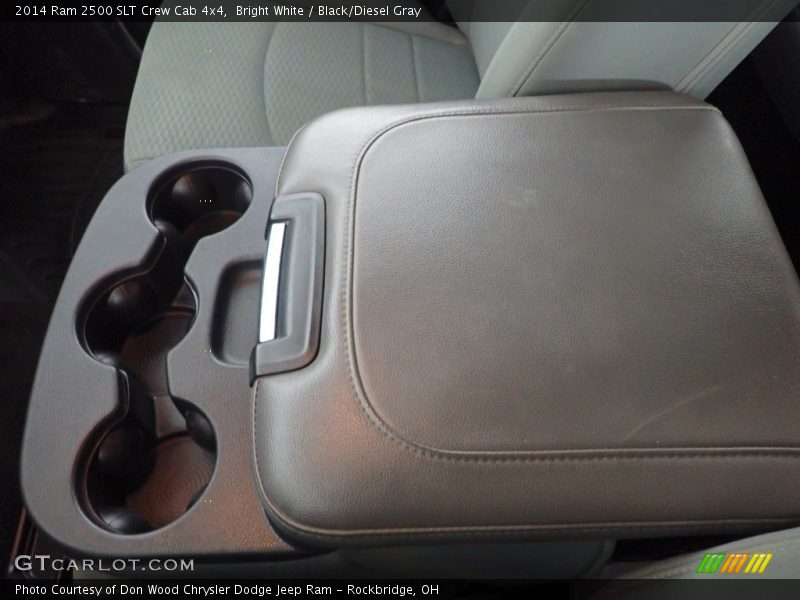 Bright White / Black/Diesel Gray 2014 Ram 2500 SLT Crew Cab 4x4