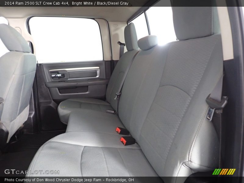 Bright White / Black/Diesel Gray 2014 Ram 2500 SLT Crew Cab 4x4