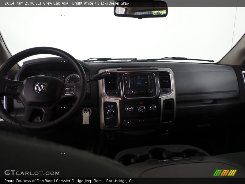 Bright White / Black/Diesel Gray 2014 Ram 2500 SLT Crew Cab 4x4