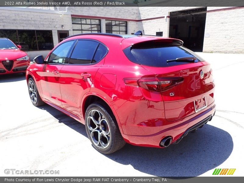 Alfa Rosso (Red) / Red/Black 2022 Alfa Romeo Stelvio Veloce AWD