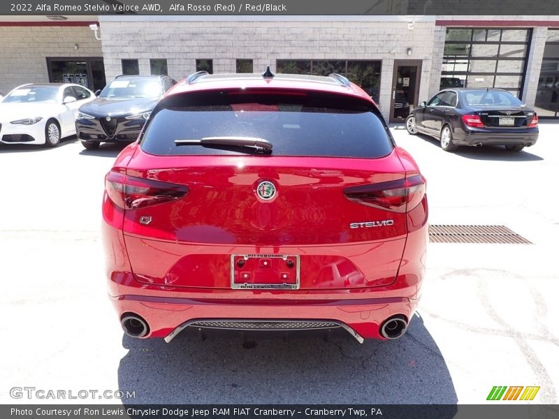 Alfa Rosso (Red) / Red/Black 2022 Alfa Romeo Stelvio Veloce AWD