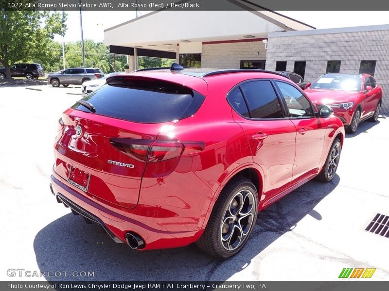 Alfa Rosso (Red) / Red/Black 2022 Alfa Romeo Stelvio Veloce AWD