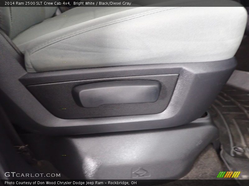 Bright White / Black/Diesel Gray 2014 Ram 2500 SLT Crew Cab 4x4