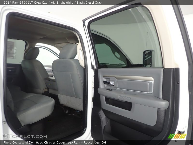 Bright White / Black/Diesel Gray 2014 Ram 2500 SLT Crew Cab 4x4