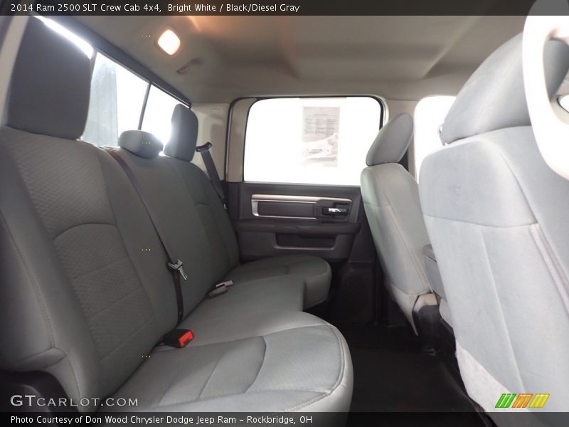 Bright White / Black/Diesel Gray 2014 Ram 2500 SLT Crew Cab 4x4