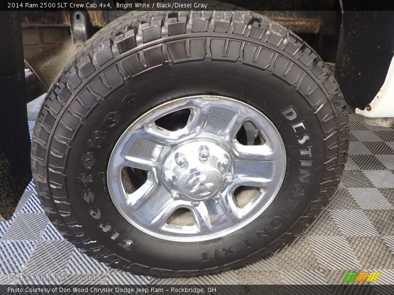 Bright White / Black/Diesel Gray 2014 Ram 2500 SLT Crew Cab 4x4