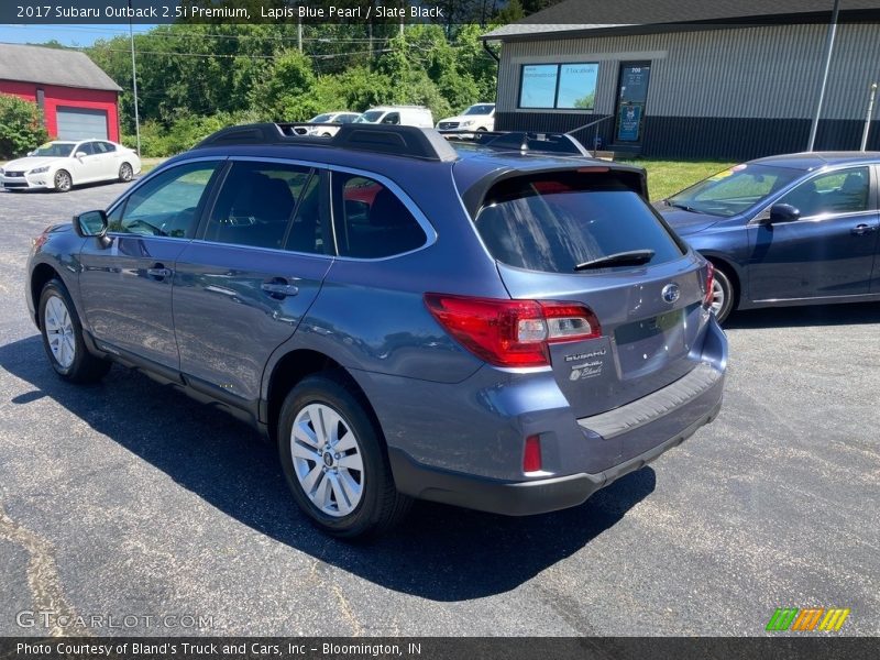 Lapis Blue Pearl / Slate Black 2017 Subaru Outback 2.5i Premium