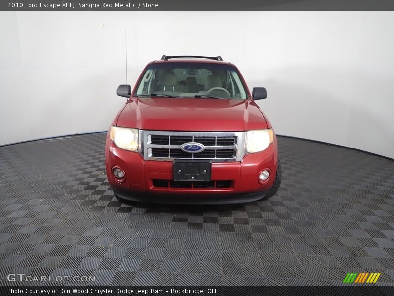 Sangria Red Metallic / Stone 2010 Ford Escape XLT