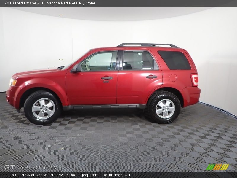 Sangria Red Metallic / Stone 2010 Ford Escape XLT