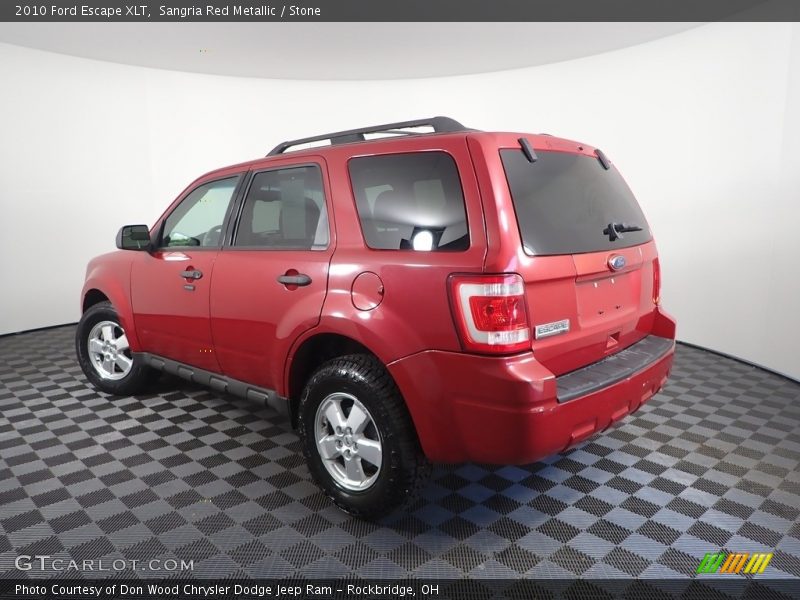 Sangria Red Metallic / Stone 2010 Ford Escape XLT