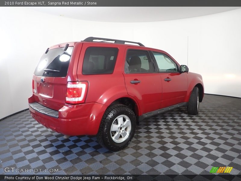 Sangria Red Metallic / Stone 2010 Ford Escape XLT