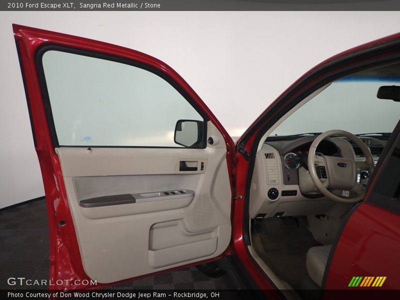 Sangria Red Metallic / Stone 2010 Ford Escape XLT