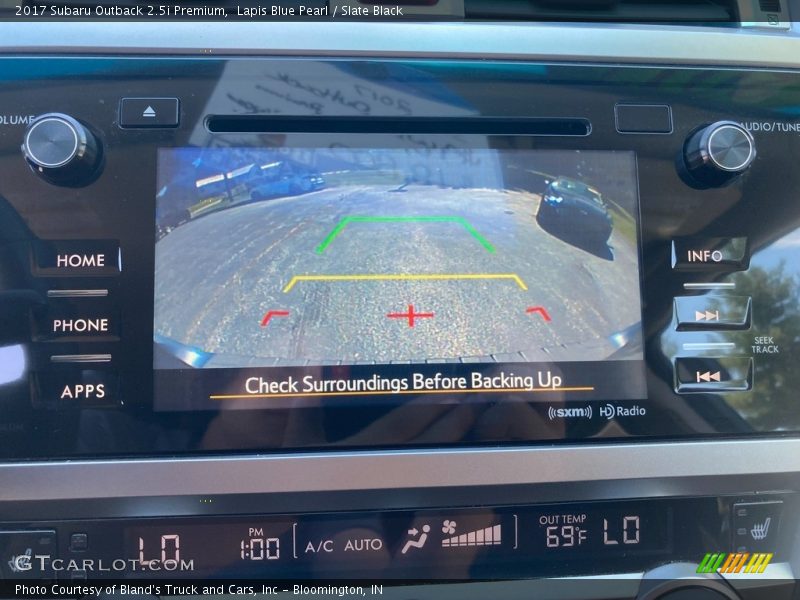 Lapis Blue Pearl / Slate Black 2017 Subaru Outback 2.5i Premium