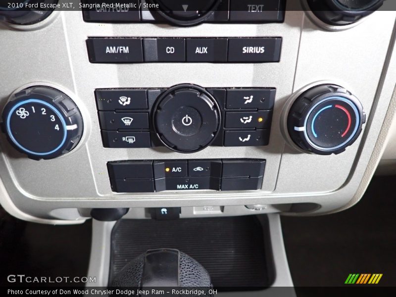 Sangria Red Metallic / Stone 2010 Ford Escape XLT