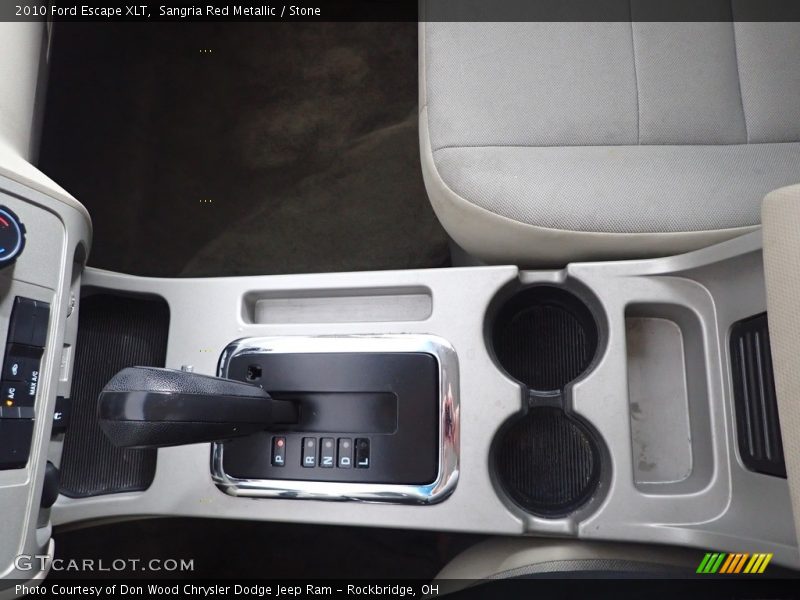 Sangria Red Metallic / Stone 2010 Ford Escape XLT