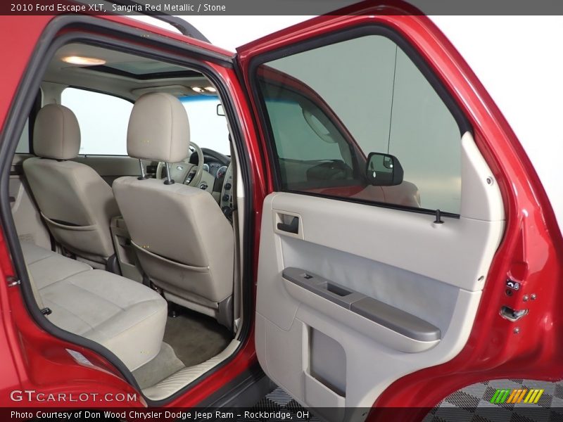 Sangria Red Metallic / Stone 2010 Ford Escape XLT