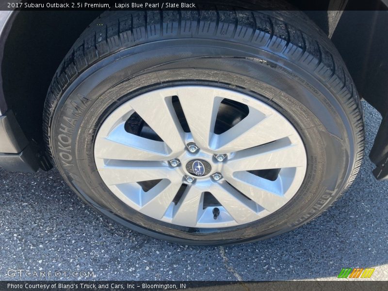Lapis Blue Pearl / Slate Black 2017 Subaru Outback 2.5i Premium