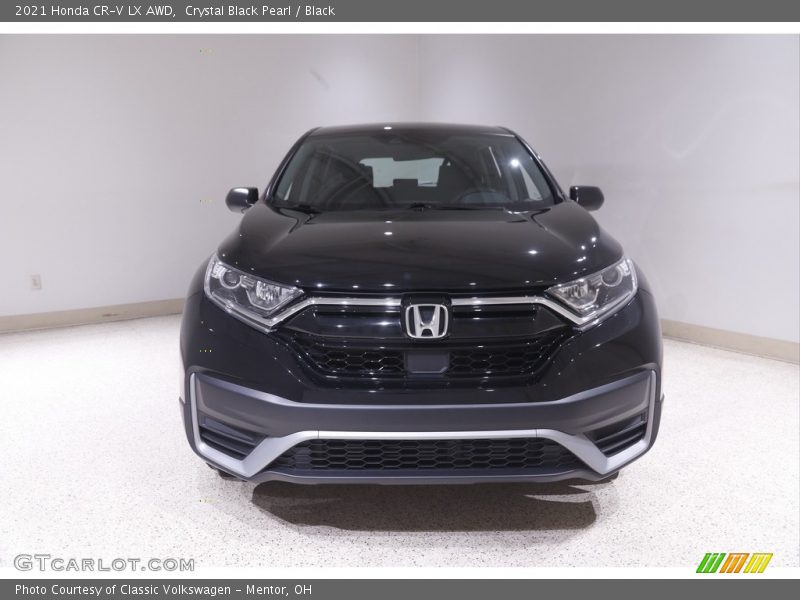 Crystal Black Pearl / Black 2021 Honda CR-V LX AWD