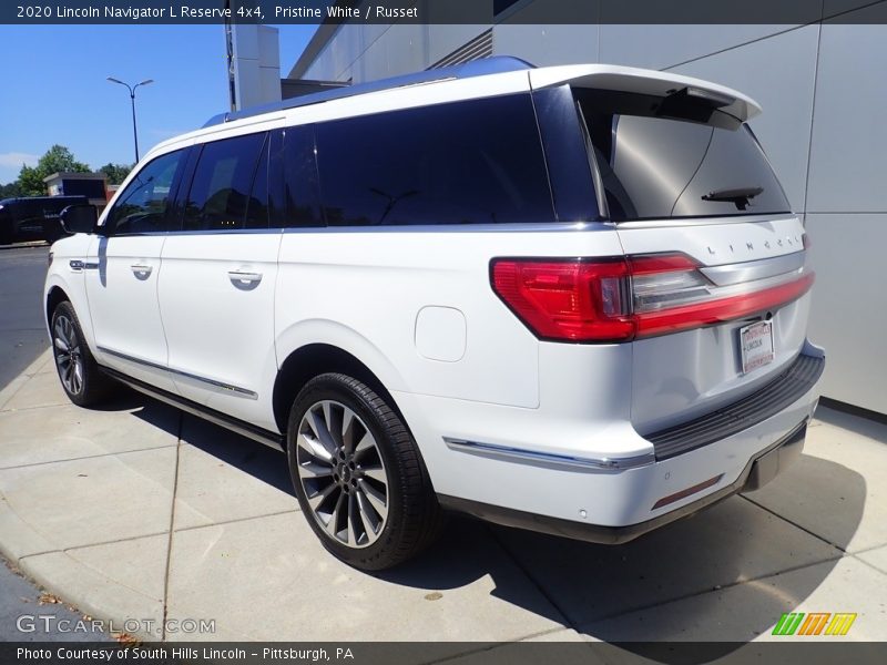 Pristine White / Russet 2020 Lincoln Navigator L Reserve 4x4