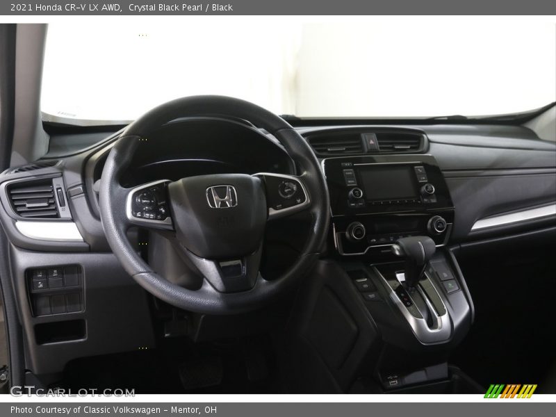 Crystal Black Pearl / Black 2021 Honda CR-V LX AWD