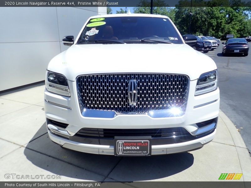 Pristine White / Russet 2020 Lincoln Navigator L Reserve 4x4