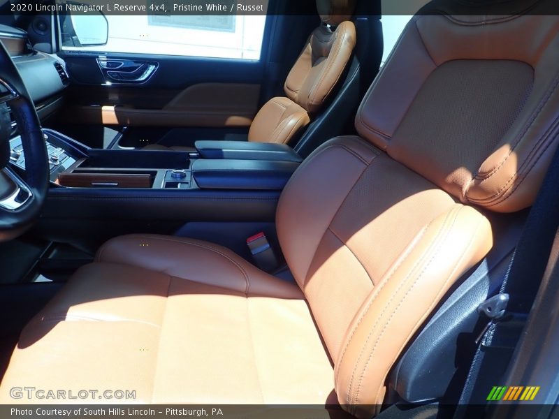 Pristine White / Russet 2020 Lincoln Navigator L Reserve 4x4