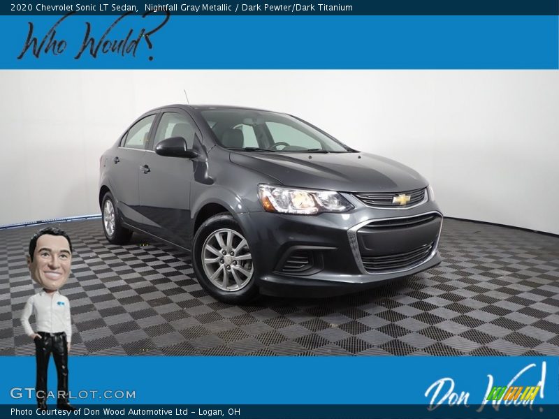 Nightfall Gray Metallic / Dark Pewter/Dark Titanium 2020 Chevrolet Sonic LT Sedan