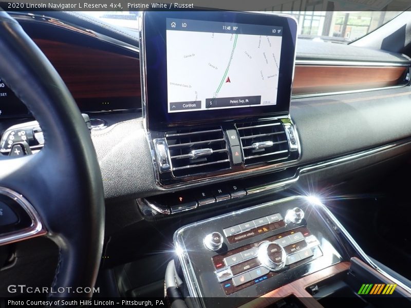 Pristine White / Russet 2020 Lincoln Navigator L Reserve 4x4
