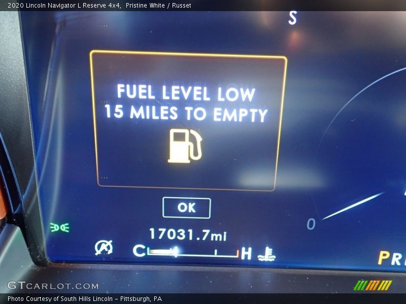 Pristine White / Russet 2020 Lincoln Navigator L Reserve 4x4