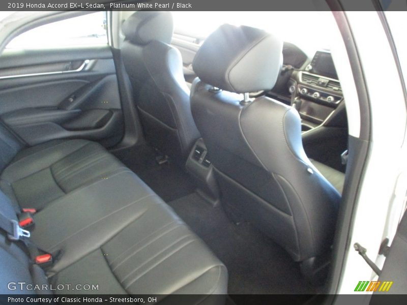 Platinum White Pearl / Black 2019 Honda Accord EX-L Sedan