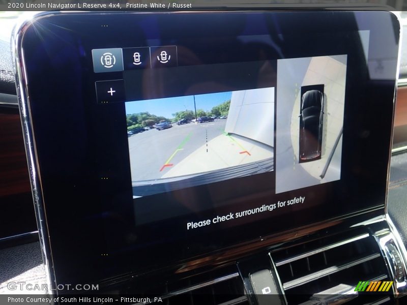 Pristine White / Russet 2020 Lincoln Navigator L Reserve 4x4