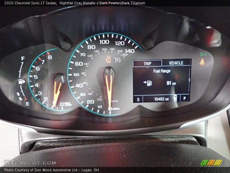 Nightfall Gray Metallic / Dark Pewter/Dark Titanium 2020 Chevrolet Sonic LT Sedan