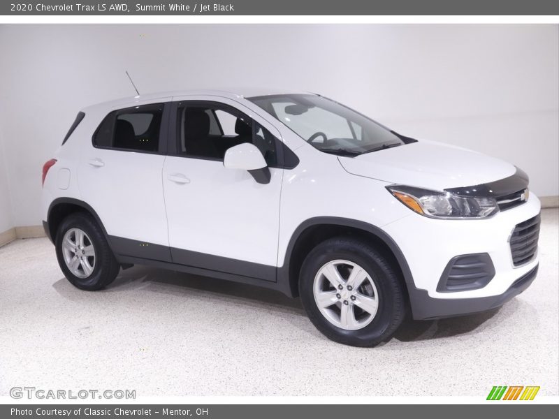 Summit White / Jet Black 2020 Chevrolet Trax LS AWD