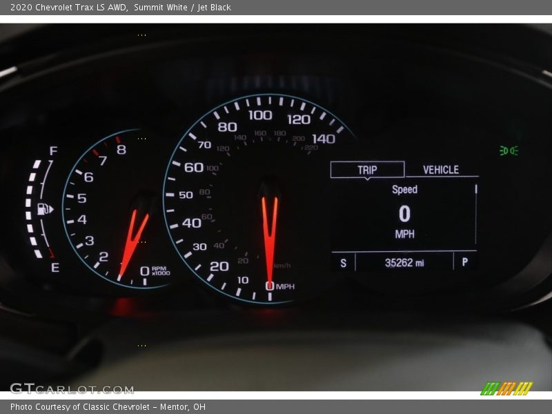 Summit White / Jet Black 2020 Chevrolet Trax LS AWD
