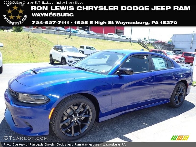 Indigo Blue / Black 2022 Dodge Charger R/T Blacktop