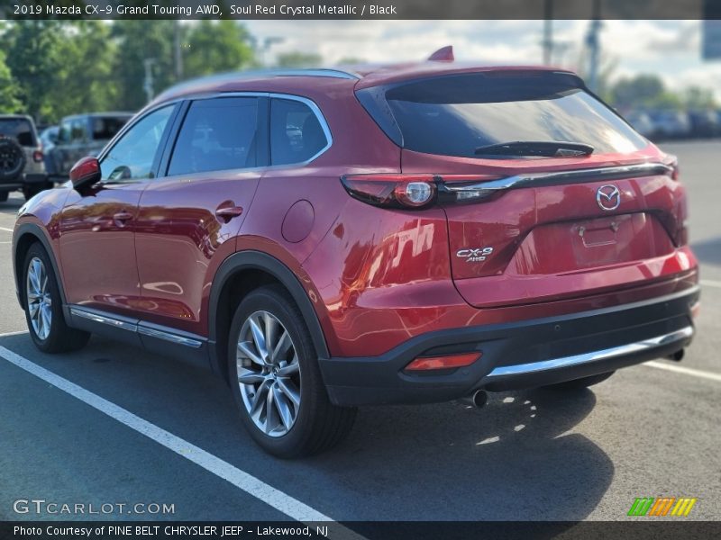 Soul Red Crystal Metallic / Black 2019 Mazda CX-9 Grand Touring AWD