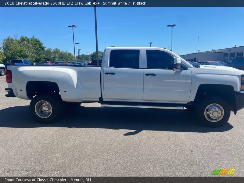 Summit White / Jet Black 2018 Chevrolet Silverado 3500HD LTZ Crew Cab 4x4
