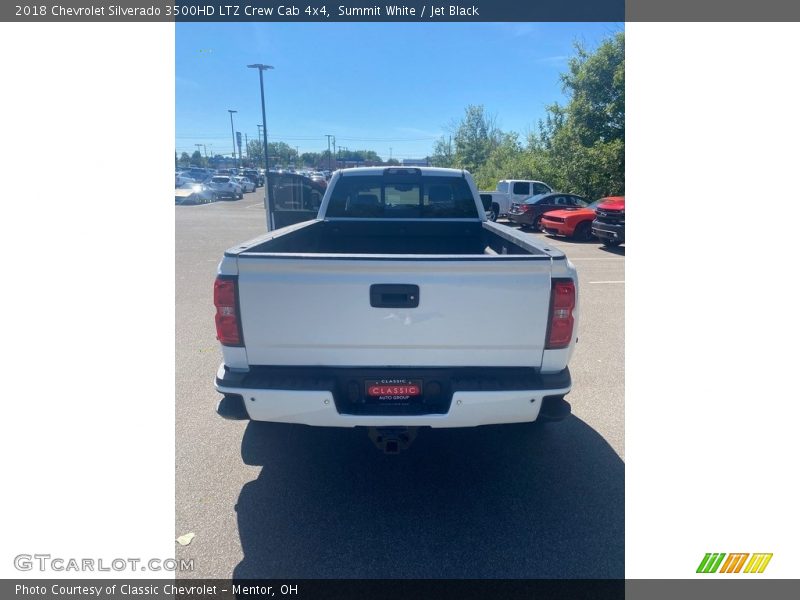 Summit White / Jet Black 2018 Chevrolet Silverado 3500HD LTZ Crew Cab 4x4