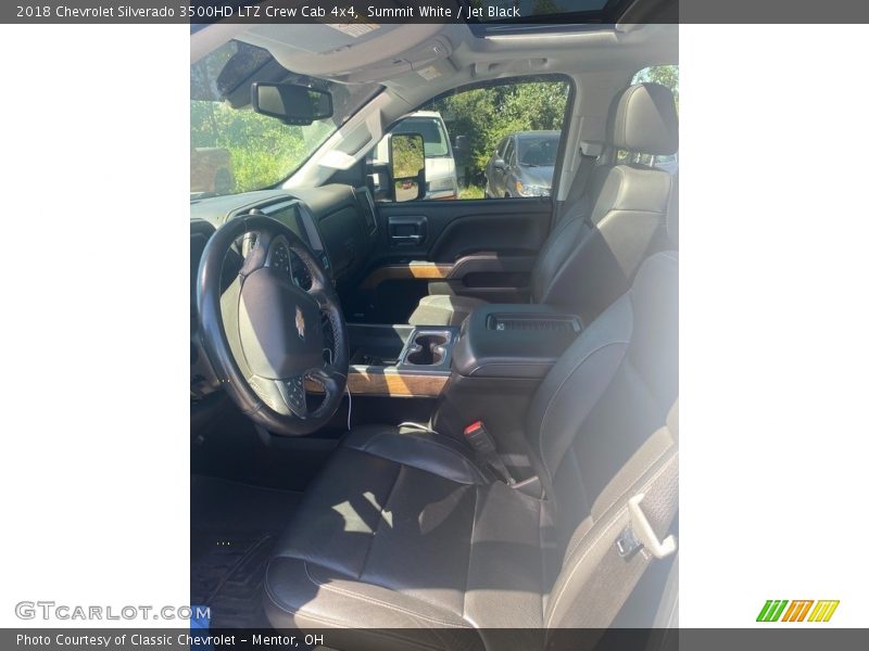 Summit White / Jet Black 2018 Chevrolet Silverado 3500HD LTZ Crew Cab 4x4