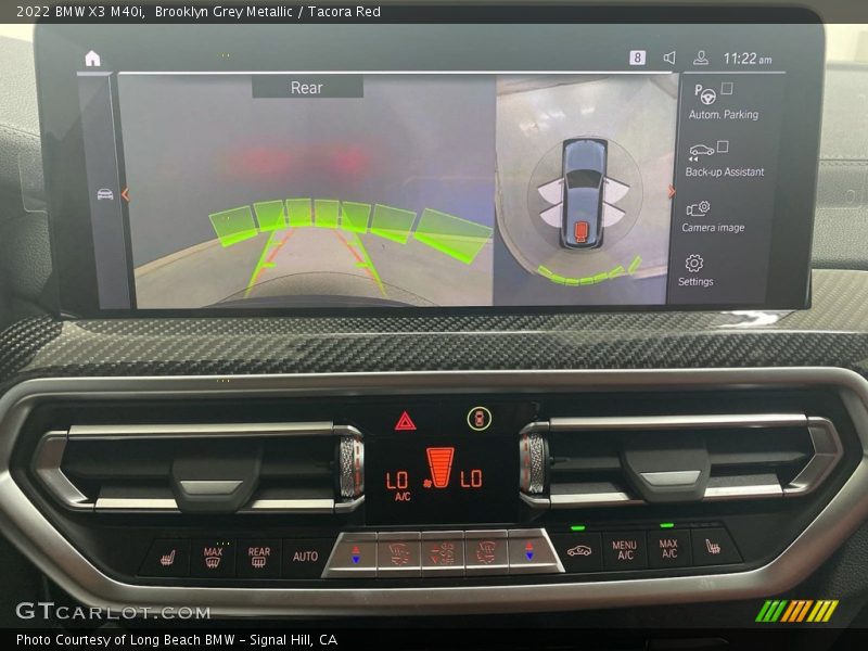 Brooklyn Grey Metallic / Tacora Red 2022 BMW X3 M40i