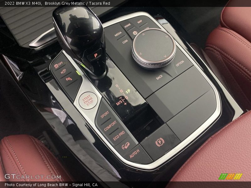 Brooklyn Grey Metallic / Tacora Red 2022 BMW X3 M40i