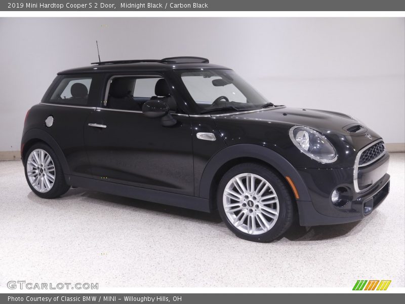 Midnight Black / Carbon Black 2019 Mini Hardtop Cooper S 2 Door