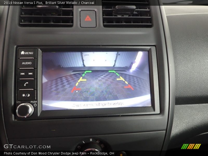 Brilliant Silver Metallic / Charcoal 2019 Nissan Versa S Plus