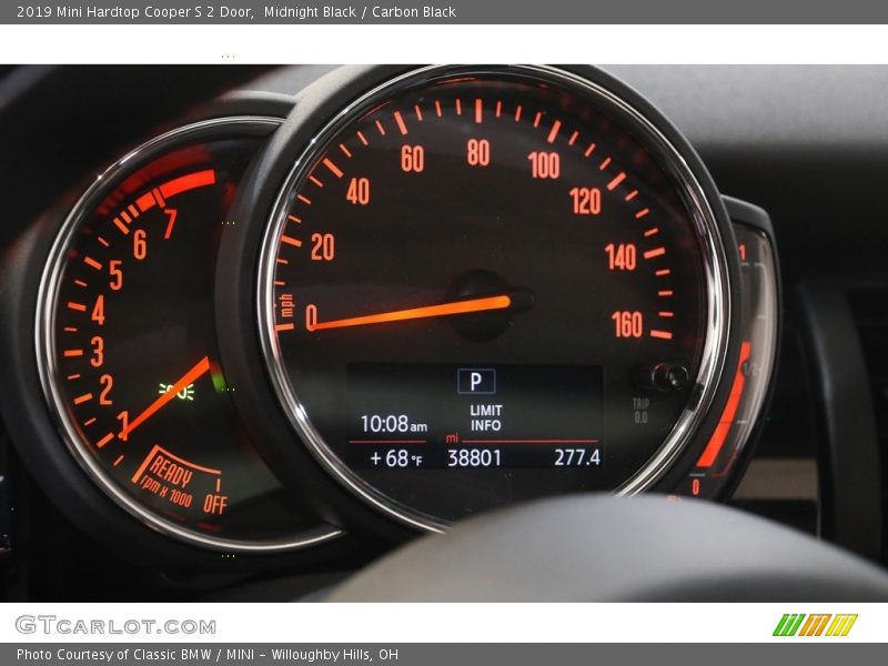 Midnight Black / Carbon Black 2019 Mini Hardtop Cooper S 2 Door