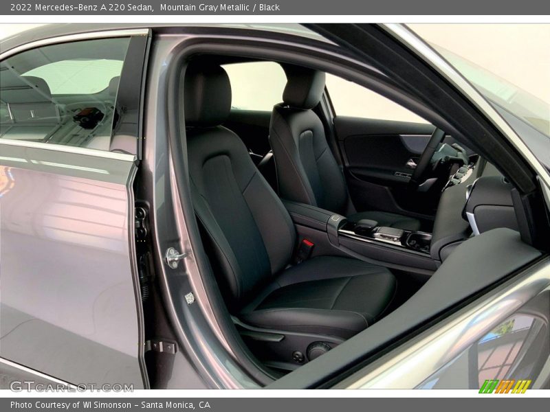 Mountain Gray Metallic / Black 2022 Mercedes-Benz A 220 Sedan