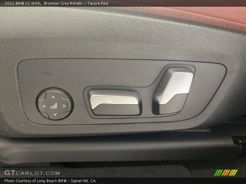 Brooklyn Grey Metallic / Tacora Red 2022 BMW X3 M40i