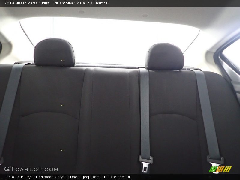 Brilliant Silver Metallic / Charcoal 2019 Nissan Versa S Plus