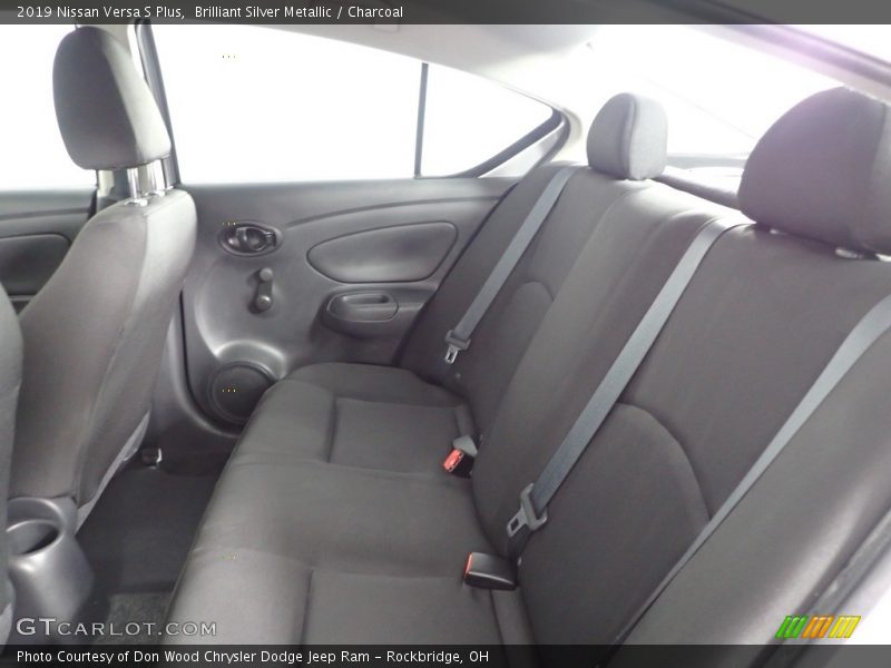 Brilliant Silver Metallic / Charcoal 2019 Nissan Versa S Plus