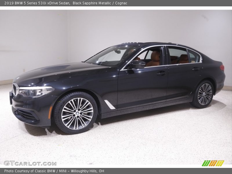 Black Sapphire Metallic / Cognac 2019 BMW 5 Series 530i xDrive Sedan