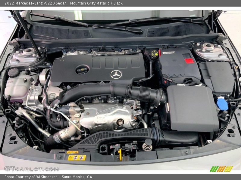 Mountain Gray Metallic / Black 2022 Mercedes-Benz A 220 Sedan